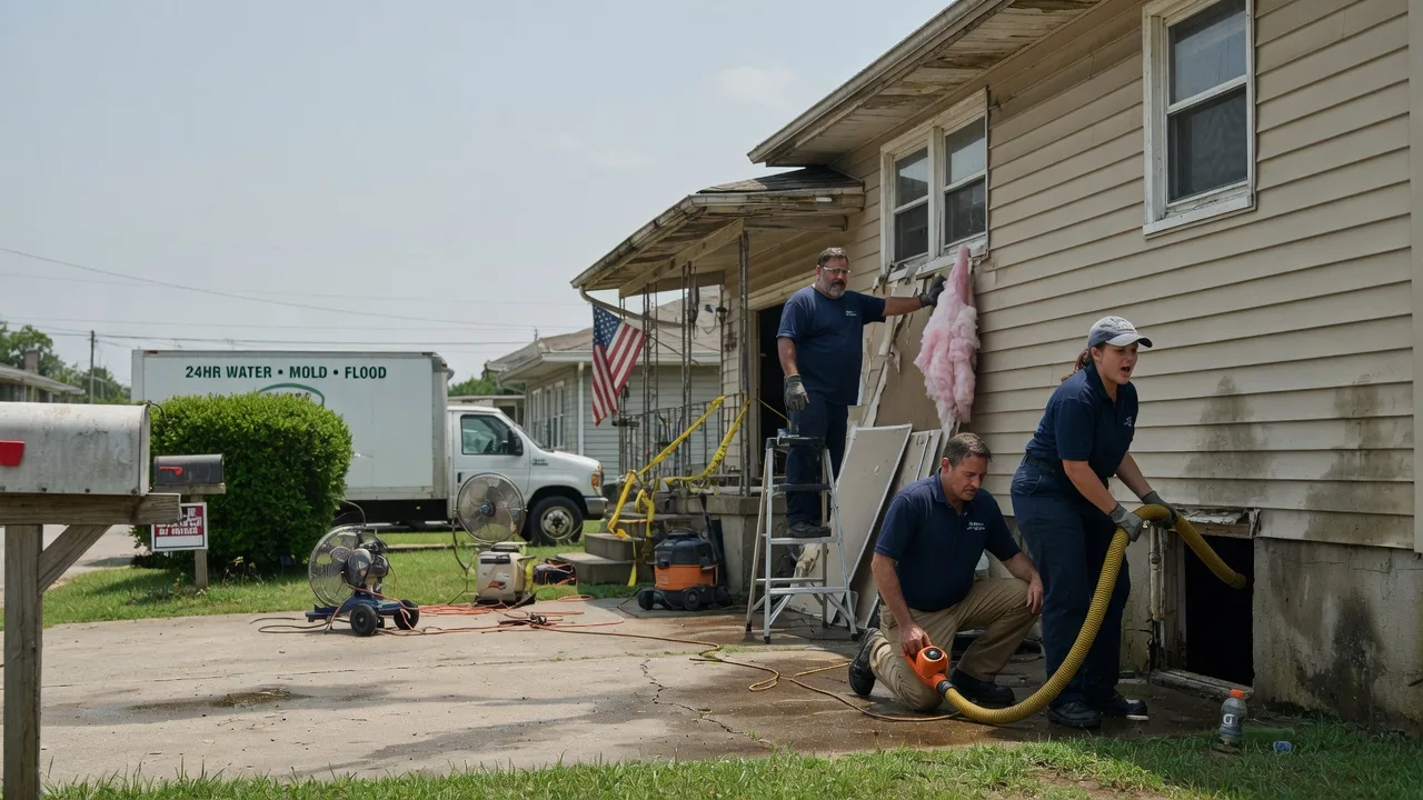 Water Damage Repair in Sidney, TX near me
